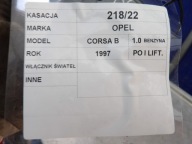INTERRUTTORE LUCI OPEL CORSA B FL 1,0B