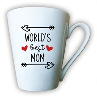 kubek latte world's best mom serduszka strzały dla mamy dzień matki