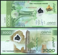 $ Algieria 2000 DINARS P-148 UNC 2022