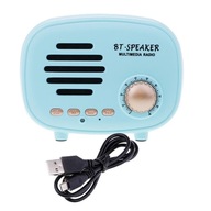 tooth Wireless Speaker Retro tooth Speaker Mini Multifunction Speaker Blue