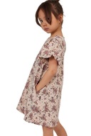 Šaty All For Kids kvety bufki béžová 128/134 cm