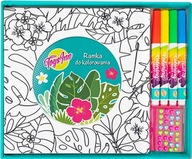 Coloring Craft. Ramka MDF do kolorowania, koło