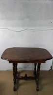 drewniana ława stół zabytek tralki zdobiona antyk