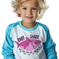 Roztomilé detské pyžamo s Baby Shark - Ideálne na ospalú plavbu! 98cm