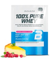 BioTech USA 100% Pure Whey 28g raspberry cheesecake Białko