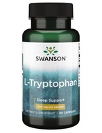 Swanson L- Tryptophan 500mg stres spánok 60 kapsúl
