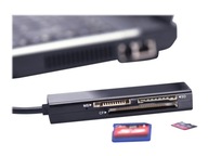 EDNET Czytnik kart 4-portowy USB 3.0 SuperSpeed Compact Flash SD Micro