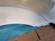 SPRINTER 906 06- fender front left BIALY without rdzy