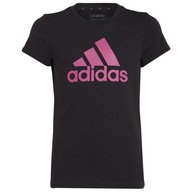 ADIDAS BIG LOGO TEE GIRLS JR (140) Koszulka Dziecięce Czarny