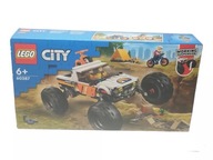 LEGO CITY 60387 PRZYGODY SAMOCHODEM TERENOWYM Z NAPĘDEM 4X4