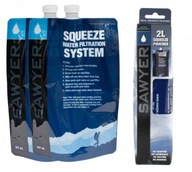 SAWYER Zestaw 2 worków na wodę Squeeze Pouch Mini SP114 2l