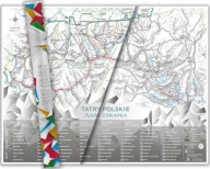 TATRY POLSKIE MAPA ZDRAPKA NA GRANI + TUBA
