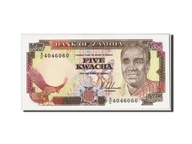 Banknot, Zambia, 5 Kwacha, Undated (1989), Undated