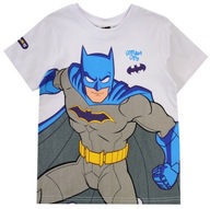 BATMAN BLUZKA T-SHIRT bawełna biel 122 R806A