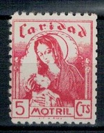 Hiszpania Motril 1937 Znaczek (*) Caridad Maryja