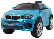 BMW X6M Elektryczne Autko dla dzieci Lakier Niebieski + Pilot + EVA + Wolny