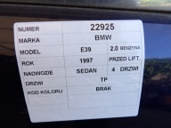 BMW E39 Tür hinten rechts Sedan
