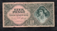 BANKNOT WĘGRY -- 1000 pengo -- 1945 rok
