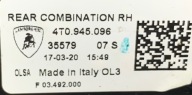 A5 LAMBORGHINI HURACAN light right rear rear part EU 4T0945096