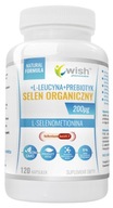 Wish Organický selén 200µg L- Selenometionín Odolnosť Štítna žľaza Koža