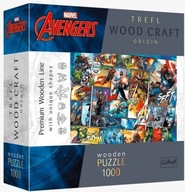 1000 drevených puzzle Marvel komiksový vesmír 20165