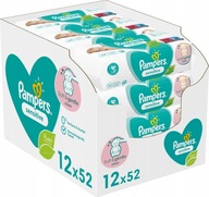 CHUSTECZKI PAMPERS SENSITIVE 624 SZT 12x52 DELIKA