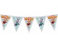 Baner flagi Paw Psi Patrol Skye and Everest Girlanda Urodzinowa 230cm