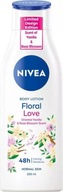 NIVEA Balsam do ciała nawilżający do skóry normalnej FLORAL LOVE, 250 ml