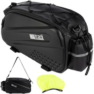 TORBA NA ROWER SAKWA NA BAGAŻNIK DUŻA 10L Z PASKIEM WOODPORNA TREKKINGOWA