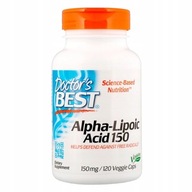 KWAS ALFA-LIPONOWY 150 mg 120 kaps DOCTOR'S BEST