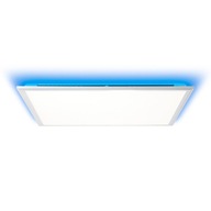 Lampa sufitowa Plafon Brilliant Alissa 59,5 cm biały duży LED RGB z pilotem