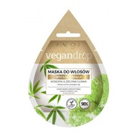 Vegandrop Vyhladzujúca maska na vlasy 20ml Konope & Zelený íl Marion