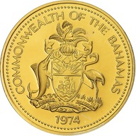 Moneta, Bahamy, Elizabeth II, Cent, 1974, Franklin