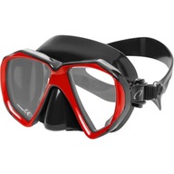 Maska do nurkowania Oceanic Duo, Czerwono-Czarna
