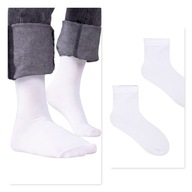 Ponožky HLADKÁ BIELY Veľkosť 35-38 Unisex
