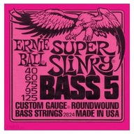 ERNIE BALL 2824 40-125 STRUNY DO GITARY BASOWEJ 5-STRUNOWEJ SUPER SLINKY