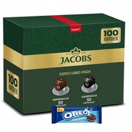 Kapsułki Nespresso (r)* Jacobs zestaw Espresso 10, 12, 100 kaw, 9+1 GRATIS!