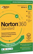 Antywirus NORTON 360 Standard VPN 10GB 1PC 1 rok KLUCZ ESD ELEKTRONICZNY