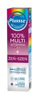 Plusssz 100% Multivitamín + Ženšen, 20 tabliet pena