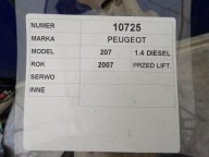 Peugeot 207 servo, Pompa 9657455580 GL