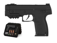 Pistolet na kule gumowe i pieprzowe BYRNA SD XL BLACK k.68 CO2-12g zestaw