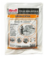 Folia malarska ochronna budowlana GRUBA EXTRA 4x5m