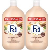 FA Cream Oil Cacao Sprchový gél 2x 750ml