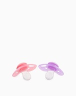 SMOCZEK USPOKAJAJĄCY TWISTSHAKE 2X PACIFIER 6+M PASTEL PINK PURPLE