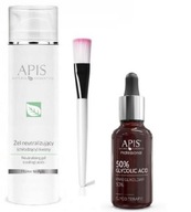 APIS KWAS GLIKOLOWY 50% 50ML+NEUTRALIZATOR 200ML