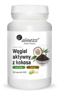 AKTÍVNE UHLIE Z KOKOSU 300MG 100 VEG CAPS ALINESS