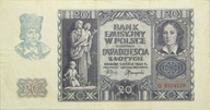 Polska GENERALNA GUBERNIA BANKNOT 20 Złotych 1940