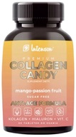 Intenson Collagen Candy Mango-Marakuja Bez cukru Krásna Pevná koža 60tab