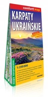 Karpaty Ukraińskie; laminowana mapa turystyczna;