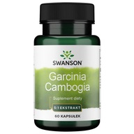Swanson Garcinia Cambogia 80 mg 60 kapsułek ODCHUDZANIE Utrata Wagi Apetyt